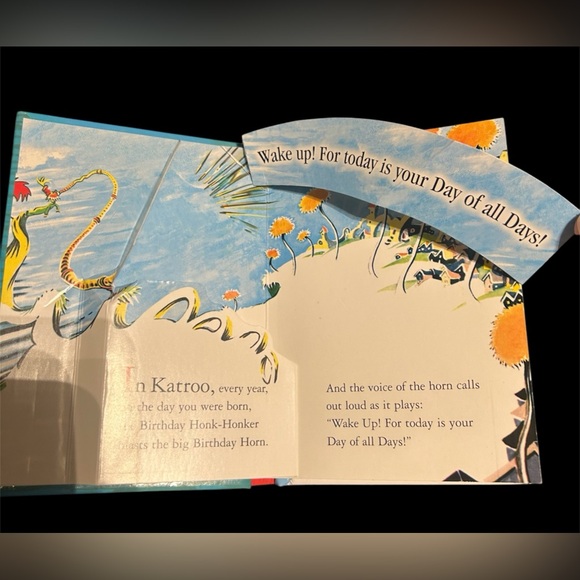 Dr. Seuss Happy Birthday to You! Small pop up board book. Previously loved. - Picture 4 of 12